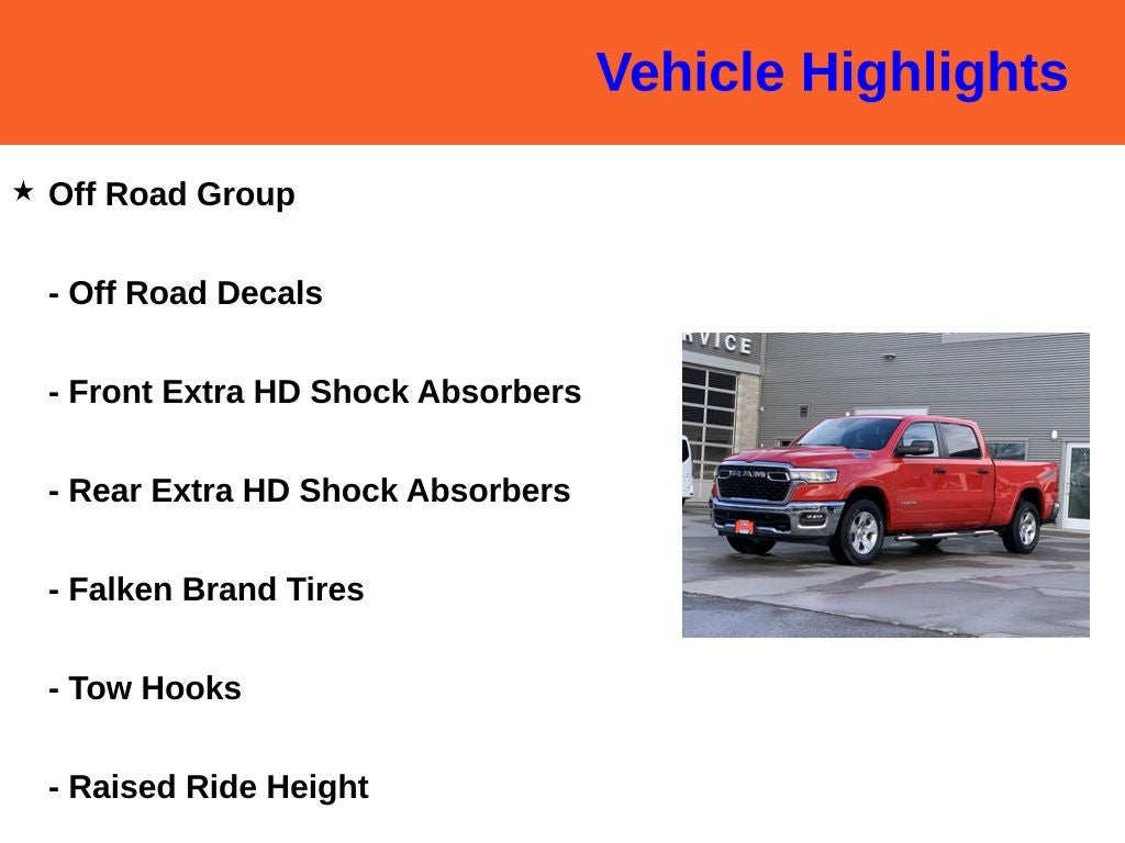 2025 RAM 1500 Big Horn/Lone Star