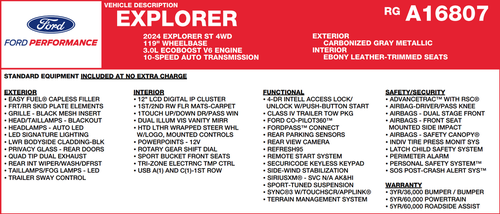 2024 Ford Explorer ST