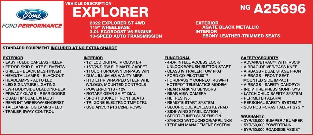 2022 Ford Explorer ST