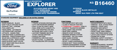 2019 Ford Explorer Sport