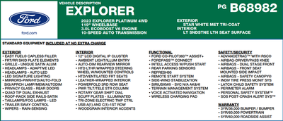 2023 Ford Explorer Platinum