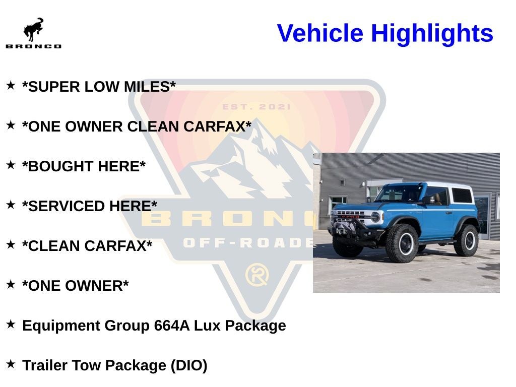 2024 Ford Bronco Heritage Limited Edition