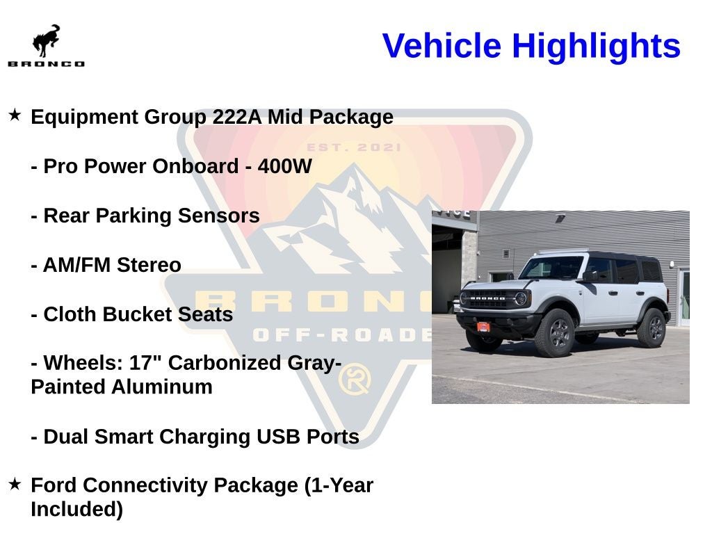 2026 Ford Bronco Big Bend