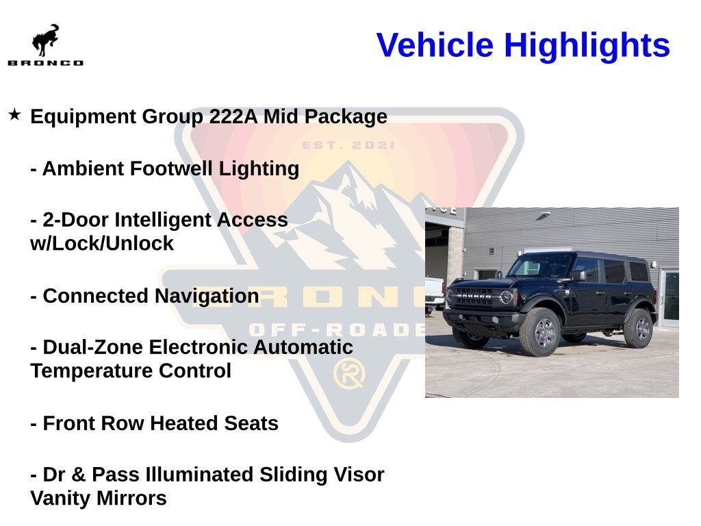 2025 Ford Bronco Big Bend