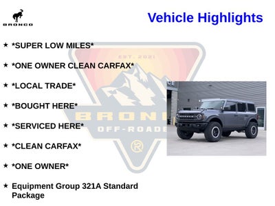 2024 Ford Bronco Black Diamond
