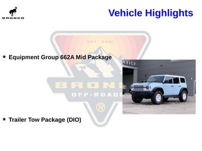 2025 Ford Bronco Heritage Edition