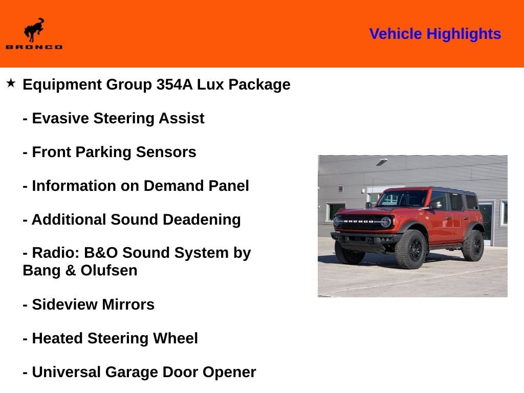 2023 Ford Bronco Wildtrak