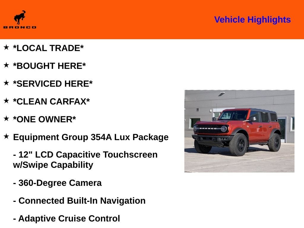 2023 Ford Bronco Wildtrak