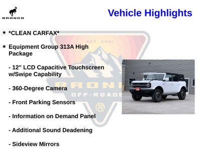 2022 Ford Bronco Outer Banks