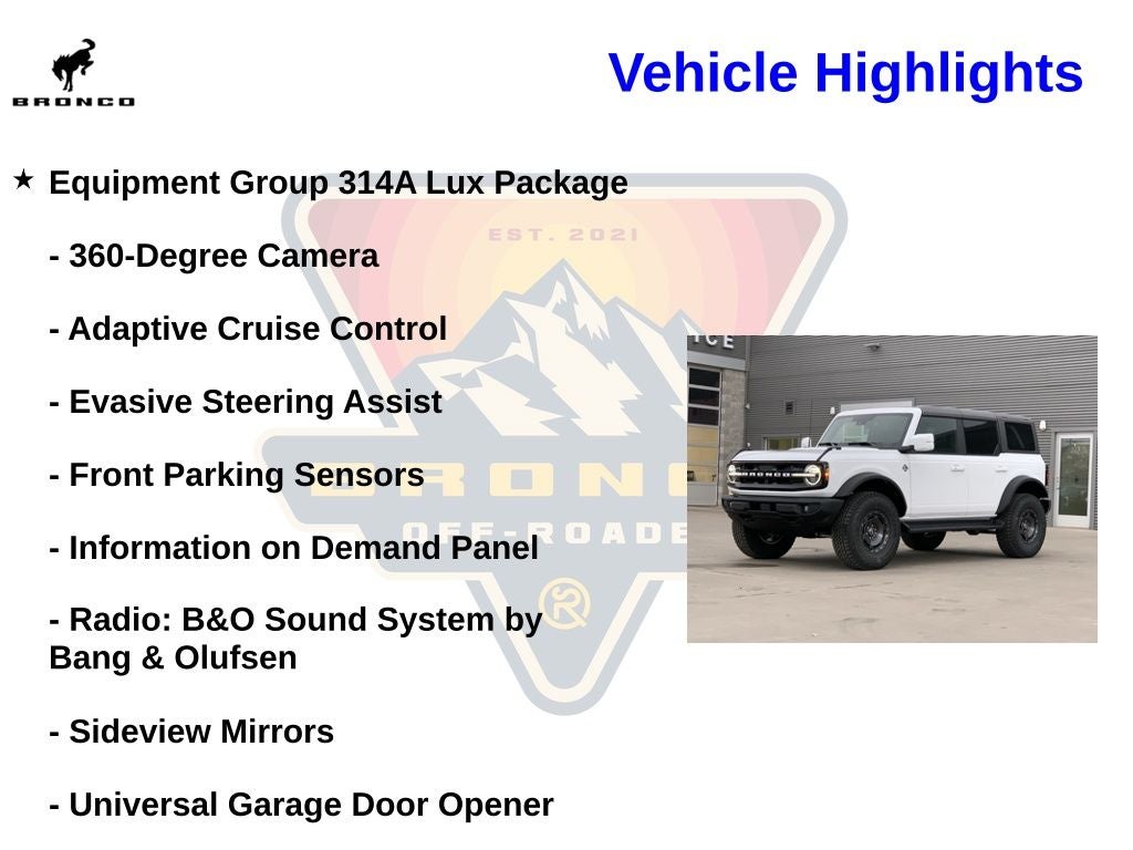 2025 Ford Bronco Outer Banks