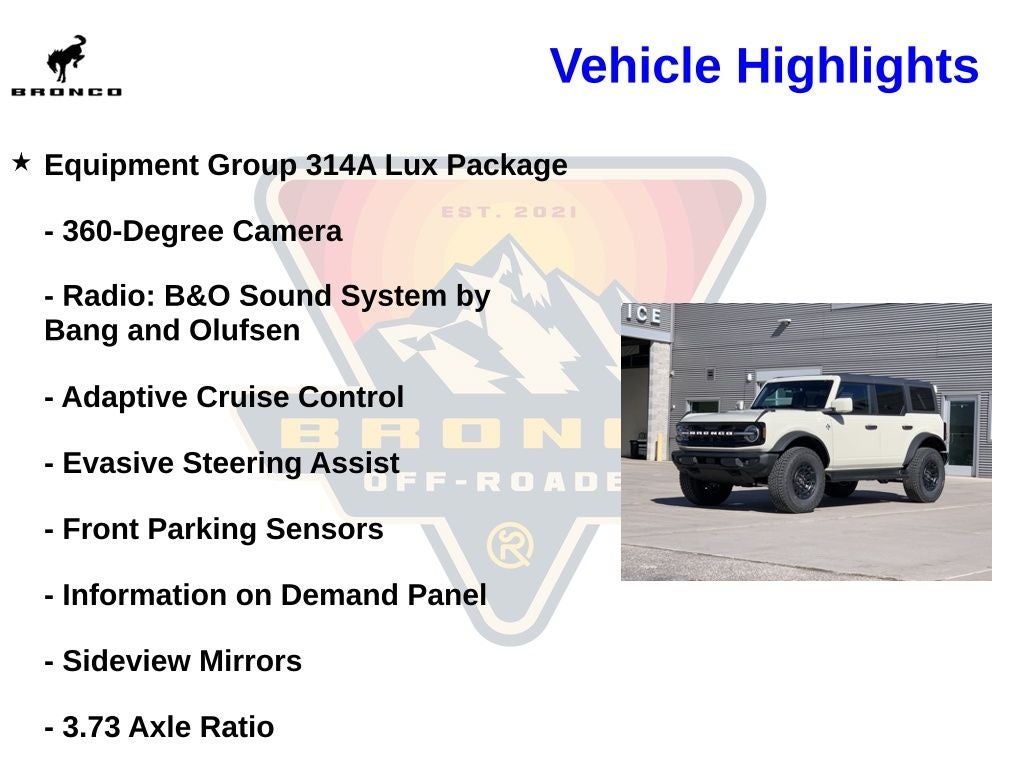 2026 Ford Bronco Outer Banks