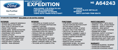 2022 Ford Expedition Limited