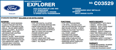 2025 Ford Explorer ST-Line