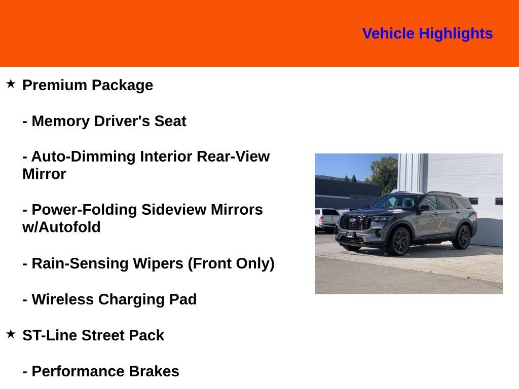 2025 Ford Explorer ST-Line