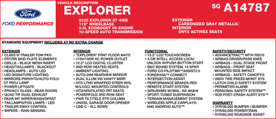 2025 Ford Explorer ST