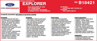 2025 Ford Explorer ST