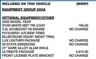 2025 Ford Explorer Platinum