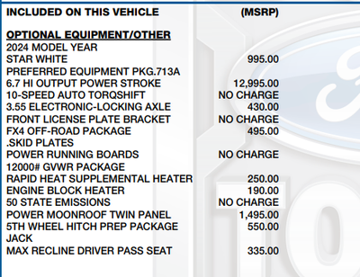 2024 Ford F-350SD Platinum