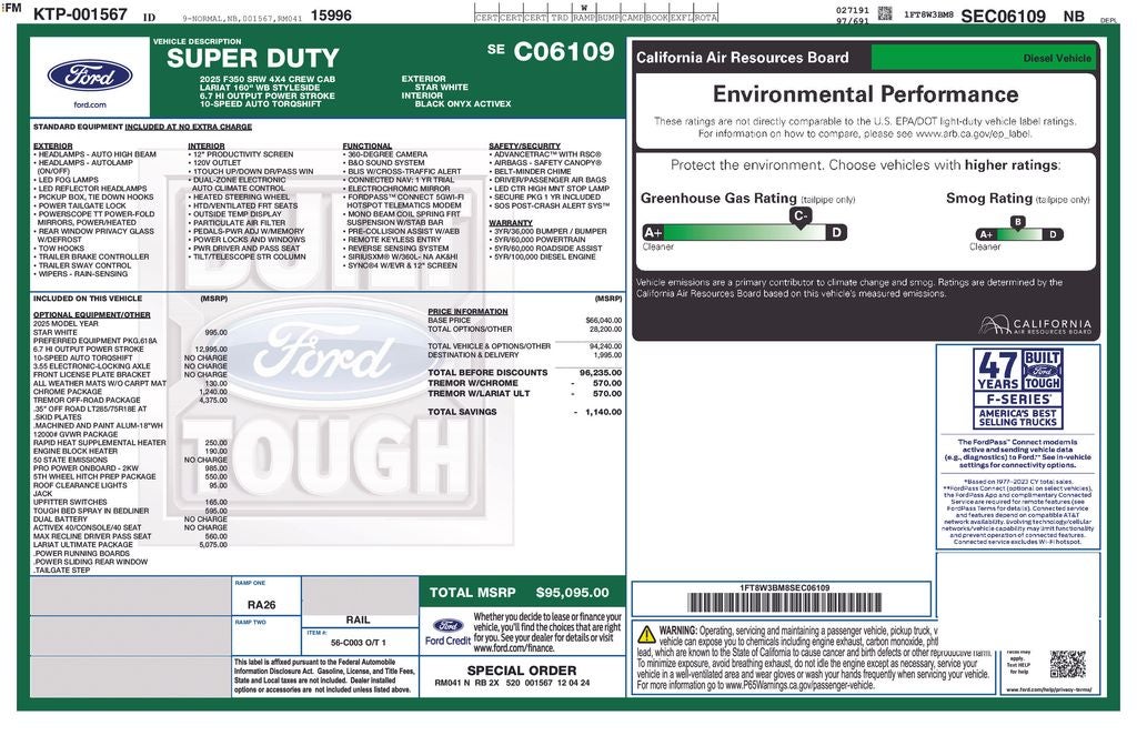 2025 Ford F-350SD Lariat