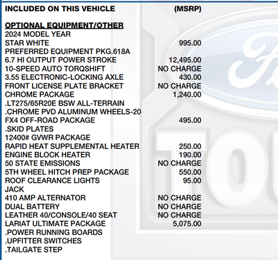 2024 Ford F-350SD Lariat