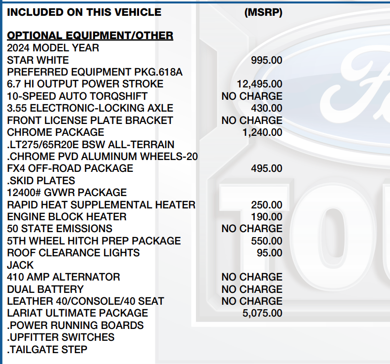 2024 Ford F-350SD Lariat