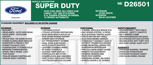 2022 Ford F-350SD Lariat