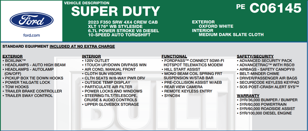 2023 Ford F-350SD XLT