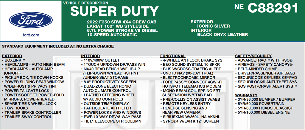 2022 Ford F-350SD Lariat