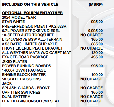 2024 Ford F-350SD Lariat DRW