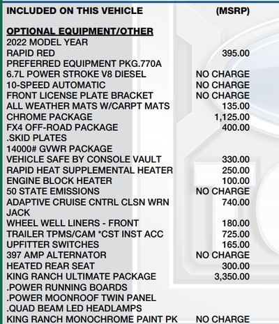 2022 Ford F-450SD King Ranch DRW