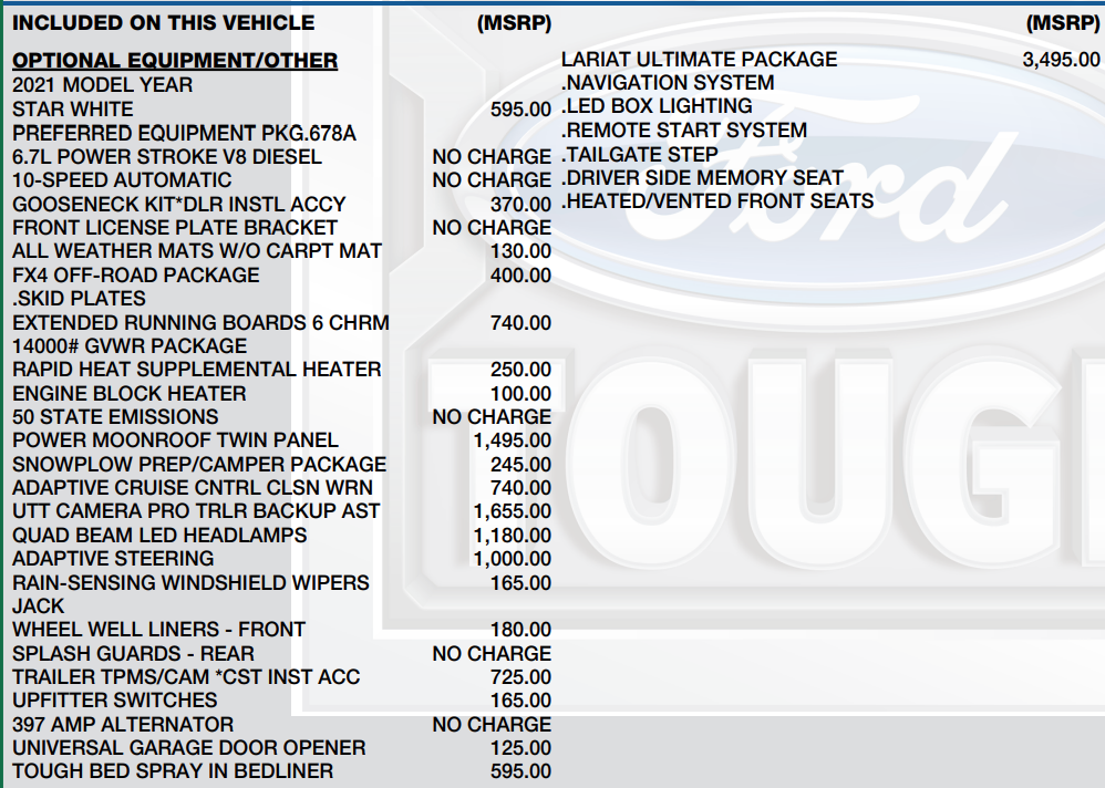 2021 Ford F-450SD Lariat DRW
