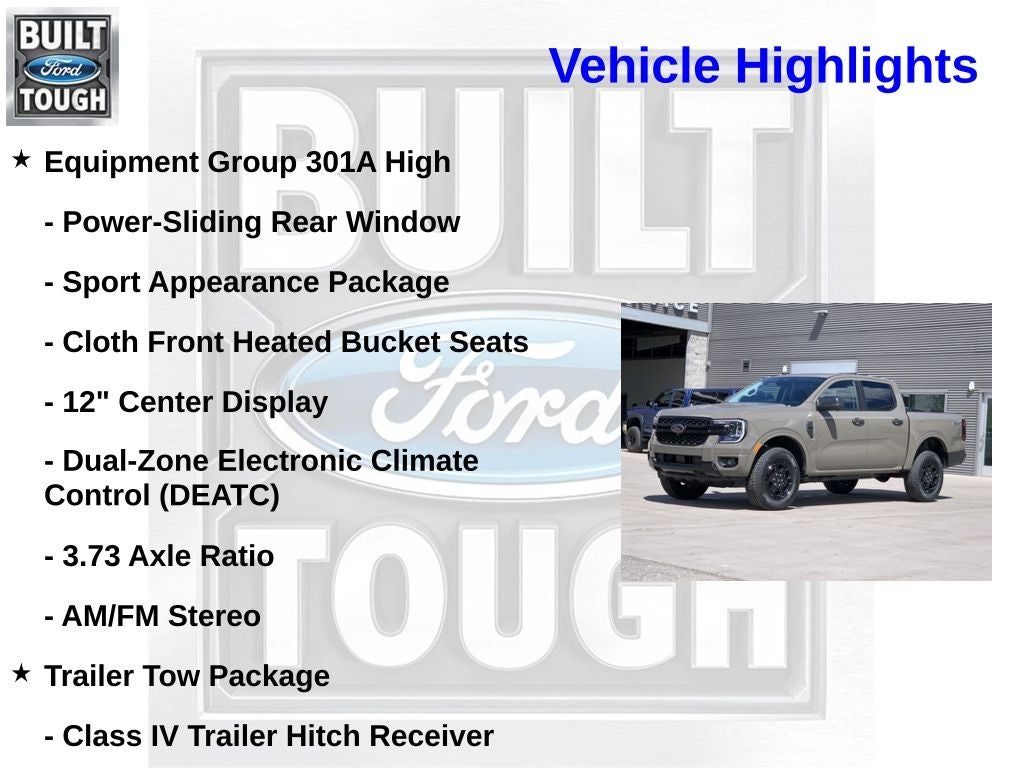 2026 Ford Ranger XLT