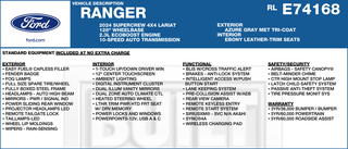 2024 Ford Ranger Lariat