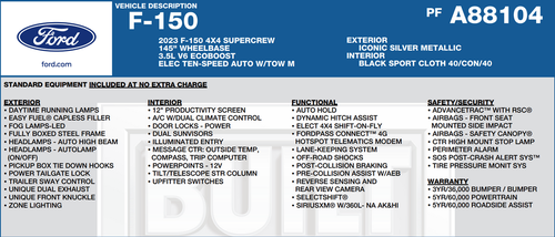 2023 Ford F-150 Tremor
