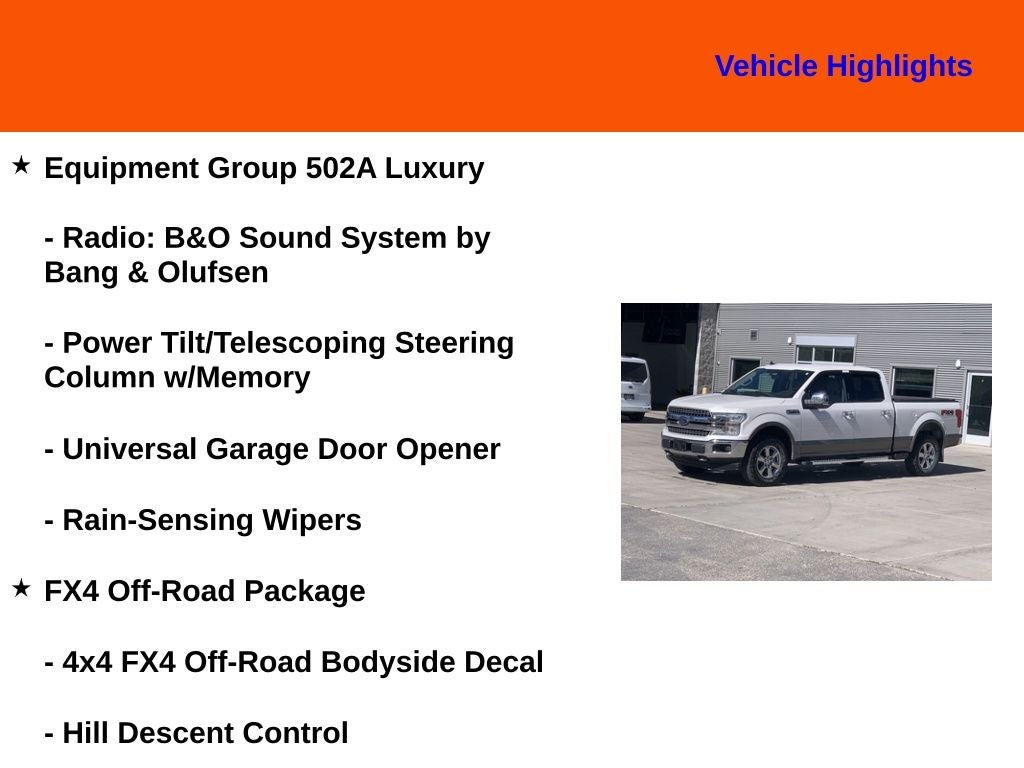 2019 Ford F-150 Lariat