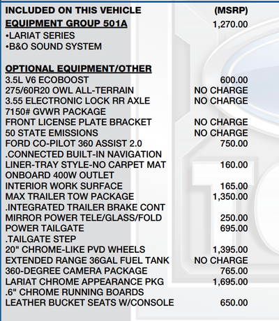 2021 Ford F-150 Lariat