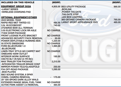 2023 Ford F-150 Lariat
