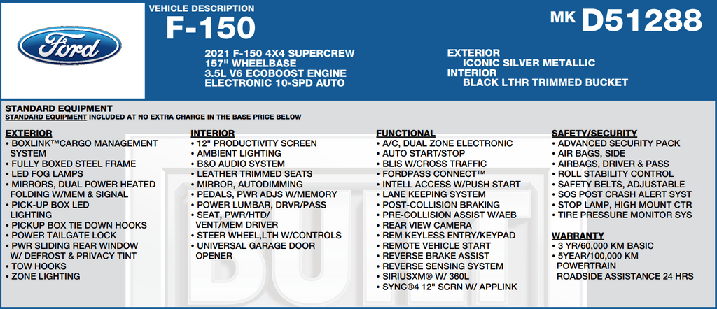 2021 Ford F-150 Lariat