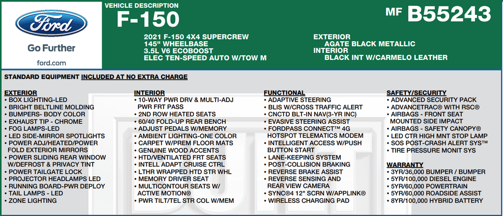 2021 Ford F-150 Platinum