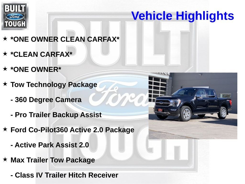 2021 Ford F-150 Platinum