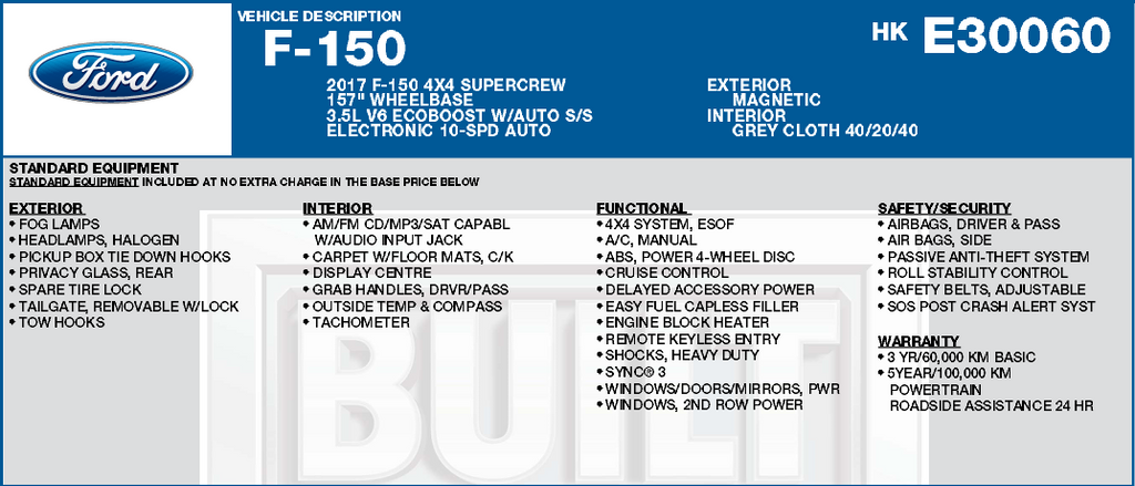2017 Ford F-150 XLT
