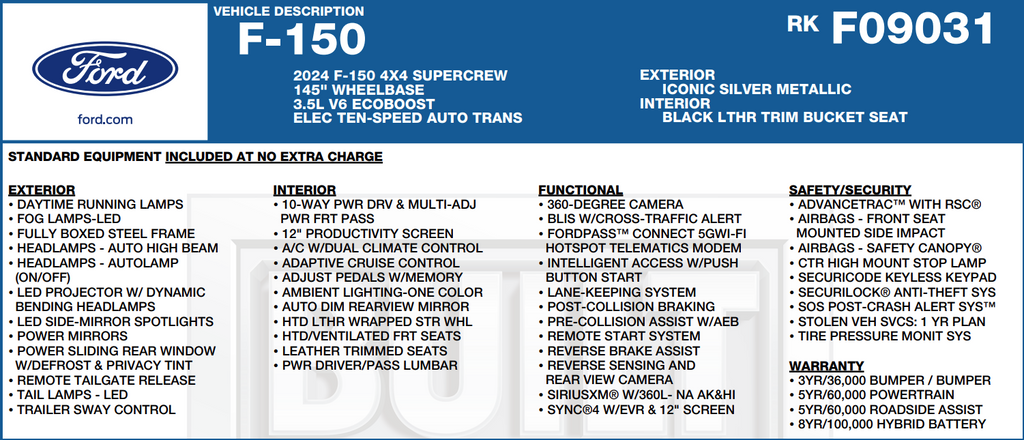 2024 Ford F-150 Lariat