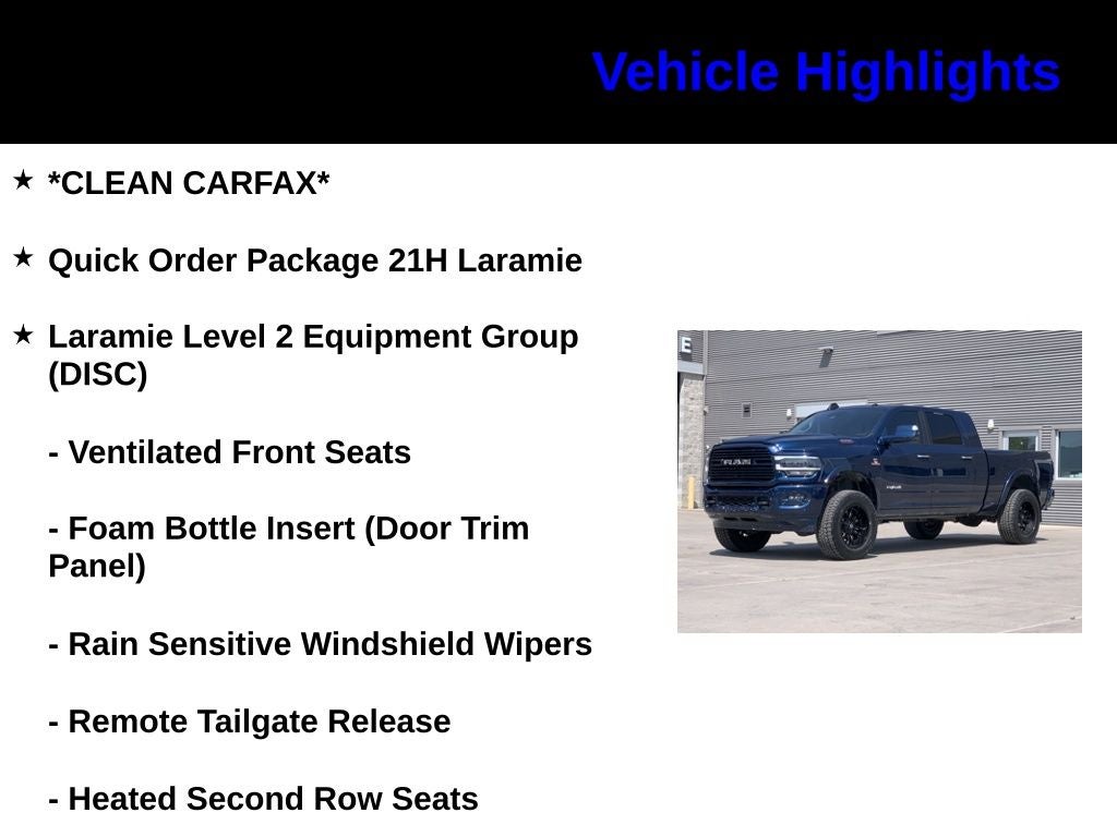 2021 RAM 3500 Laramie