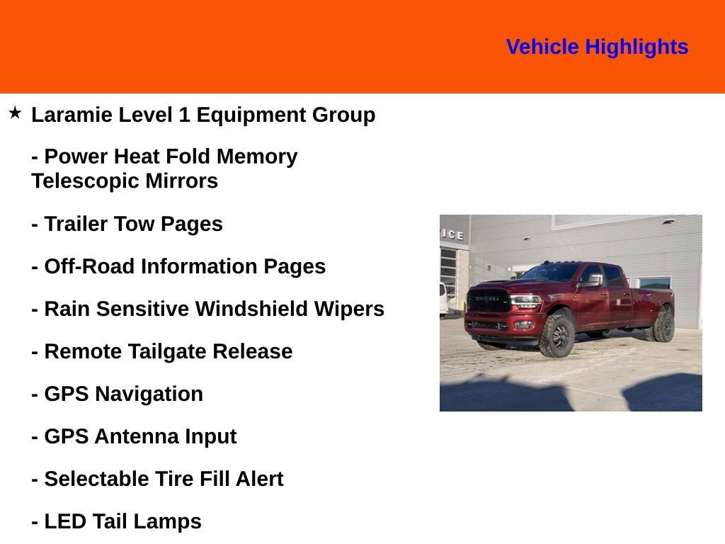 2024 RAM 3500 Laramie