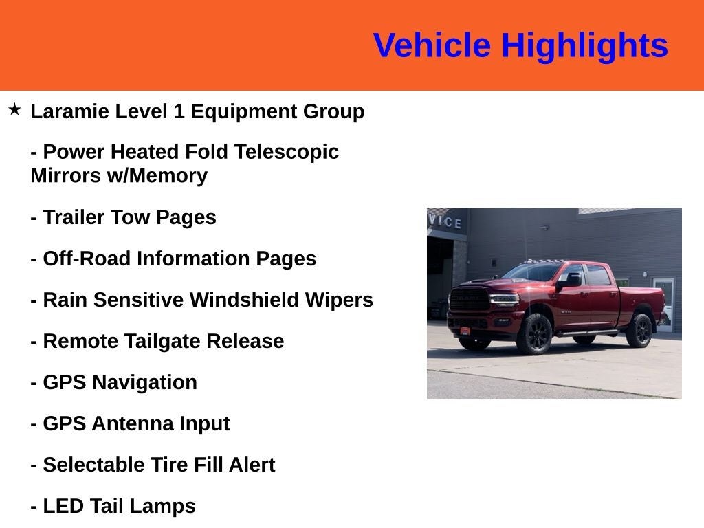 2024 RAM 2500 Laramie