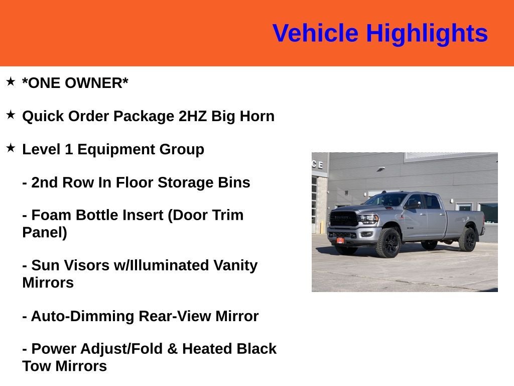 2020 RAM 2500 Big Horn