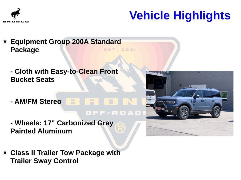 2026 Ford Bronco Sport Big Bend