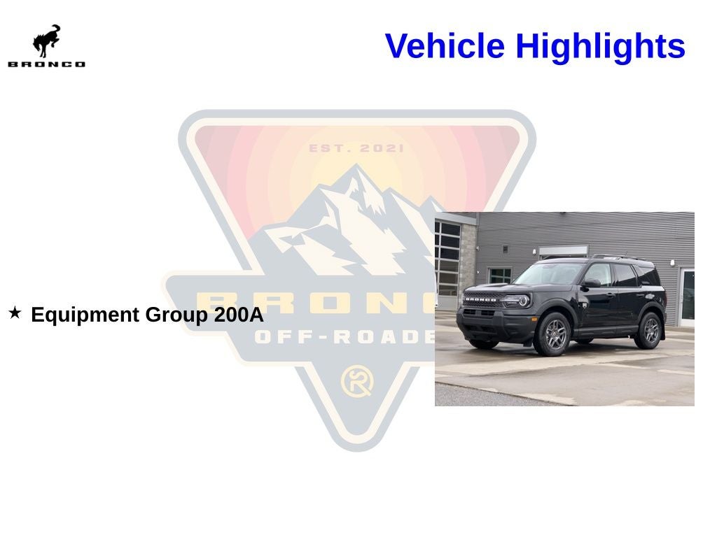 2025 Ford Bronco Sport Big Bend