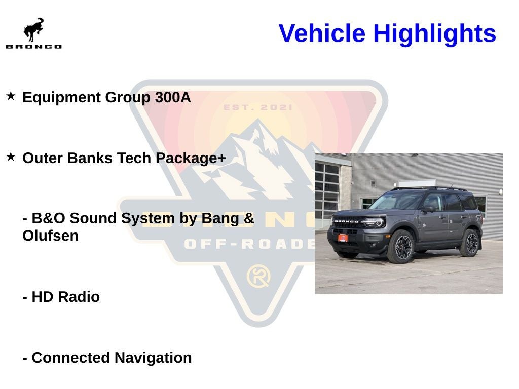 2025 Ford Bronco Sport Outer Banks