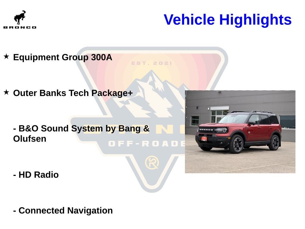 2025 Ford Bronco Sport Outer Banks